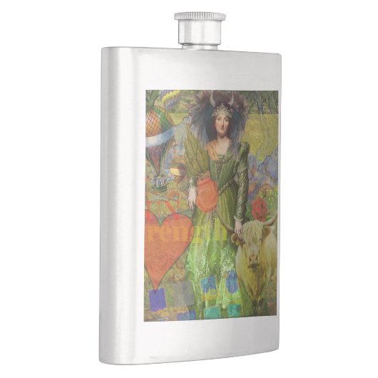 ヴィンテージタウロスファンタジーゴシック美術 フラスク (右)