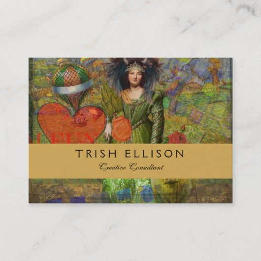 ヴィンテージタウロスファンタジーゴシック美術 名刺 (正面)