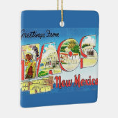 ヴィンテージタオスニューメキシコオーナメント セラミックオーナメント (右)