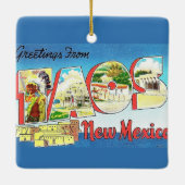 ヴィンテージタオスニューメキシコオーナメント セラミックオーナメント (裏面)