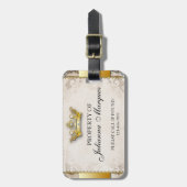 ヴィンテージタグのロイヤリティプロパティ ラゲッジタグ (正面縦)