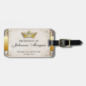 ヴィンテージタグのロイヤリティプロパティ ラゲッジタグ (正面横)
