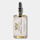 ヴィンテージタグのロイヤリティプロパティ ラゲッジタグ (正面縦)