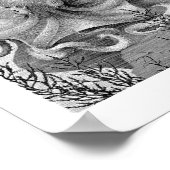 ヴィンテージタコのカスタマイズ可能なポスター ポスター (角)