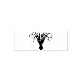 ヴィンテージタコのゴム印 セルフインキングスタンプ