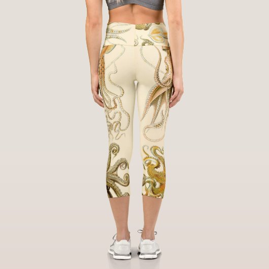 ヴィンテージタコイカガモチョニアバイエルンストハエッケル カプリレギンス (裏面)