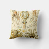 ヴィンテージタコイカガモチョニアバイエルンストハエッケル クッション (裏面)