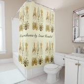 ヴィンテージタコイカガモチョニアバイエルンストハエッケル シャワーカーテン (インサイチュ)