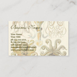 ヴィンテージタコイカガモチョニアバイエルンストハエッケル 名刺