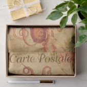 ヴィンテージタコイカ海洋生物フランスの動物 薄葉紙 (ギフト)