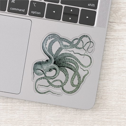 ヴィンテージタコイラストレーション シール (詳細)