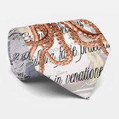 ヴィンテージタコイラストレーション ネクタイ (ロール)