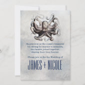 ヴィンテージタコシーソルトビーチ結婚式招待状 招待状 (正面)