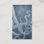 ヴィンテージタコストワイライトブルーデニムウォーターカラー 名刺 (正面)