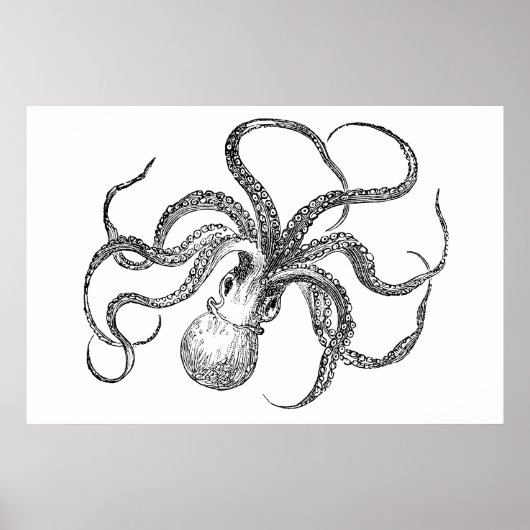 ヴィンテージタコテンプレート ポスター (正面)