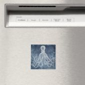 ヴィンテージタコトワイライトブルーデニムウォーターカラー マグネット (インサイチュ (食洗機))