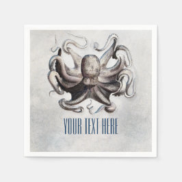 ヴィンテージタコビーチエレガントなウェディングナプキン スタンダードカクテルナプキン