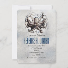 ヴィンテージタコビーチ結婚式リハーサルカード 招待状