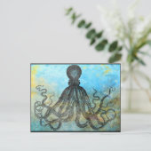 ヴィンテージタコ丁合はがき ポストカード (スタンド正面)