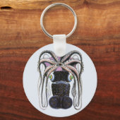 ヴィンテージタコ又はイカ海洋生物動物 キーホルダー (裏面)