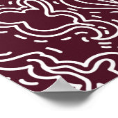 ヴィンテージタコ柄 ポスター (角)