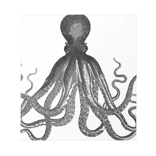 ヴィンテージタコ海海 ノートパッド (正面)