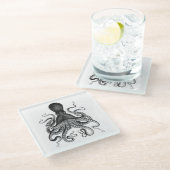 [ヴィンテージタコ] ガラスコースター (アングル)