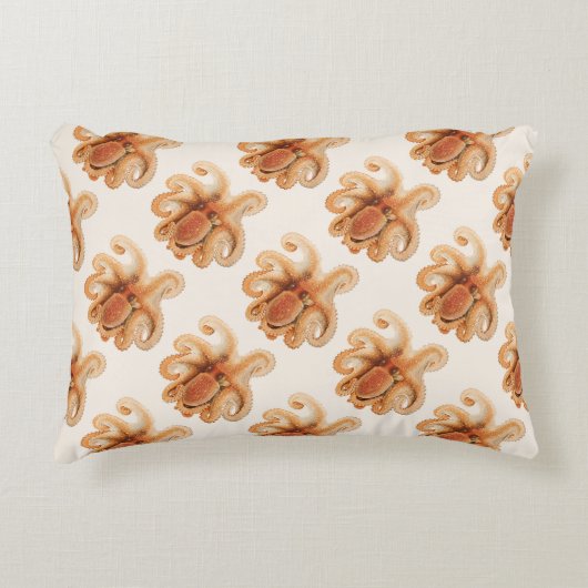 ヴィンテージタコ・サルティ、海洋水中競技動物 アクセントクッション (正面)