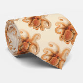 ヴィンテージタコ・サルティ、海洋水中競技動物 ネクタイ (ロール)