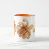 ヴィンテージタコ・サルティ、海洋水中競技動物 マグカップ (中央)