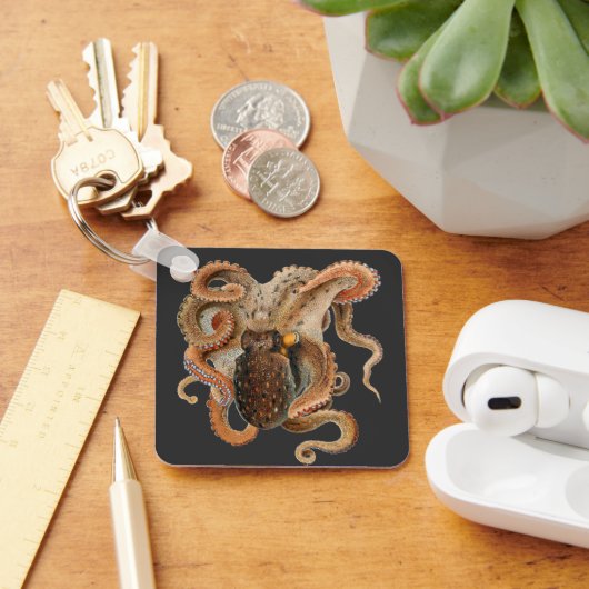 ヴィンテージタコ・バルガリス、海洋生物 キーホルダー (デスク)