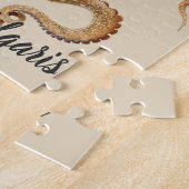 ヴィンテージタコ・バルガリス、海洋生物 ジグソーパズル (側面)