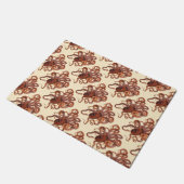 ヴィンテージタコ・マクロプス、海洋水中競技動物 ドアマット (アングル)