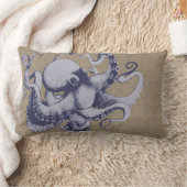 ヴィンテージタコ ランバークッション (ブランケット)