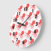 ヴィンテージタコ ラージ壁時計 (傾斜)