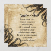 ヴィンテージタコ 招待状 (正面/裏面)