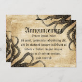 ヴィンテージタコ 案内状 (正面/裏面)