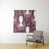 ヴィンテージタコ：水中パターンの壮麗 タペストリー (インサイチュ)