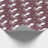 ヴィンテージタコ：水中パターンの壮麗 ラッピングペーパー (角)