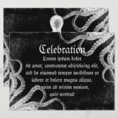 ヴィンテージタコ（濃） 招待状 (正面/裏面)