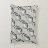 ヴィンテージタコArgonautonot、海洋生物 アクセントクッション (裏面(縦))