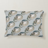 ヴィンテージタコArgonautonot、海洋生物 アクセントクッション (裏面)