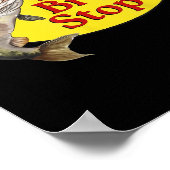 ヴィンテージタスマイブロストップおもしろい魚釣り ポスター (角)