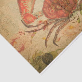 ヴィンテージタスマニアカニフローラ花フランスの 薄葉紙 (詳細)