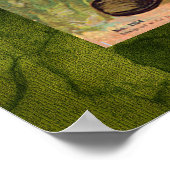 ヴィンテージタック神父のサンタクロースのクリスマスポスター ポスター (角)