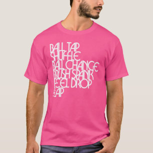 ヴィンテージタップ踊りステップダンサータップダンス先生 Tシャツ