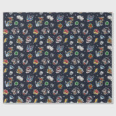 ヴィンテージタトゥギフト包装紙 ラッピングペーパー (フラット)