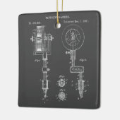 ヴィンテージタトゥーアーティストガンシャツ セラミックオーナメント (左)