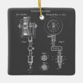 ヴィンテージタトゥーアーティストガンシャツ セラミックオーナメント (正面)