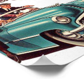 ヴィンテージタトゥーオールドスクールイラストレーション ポスター (角)